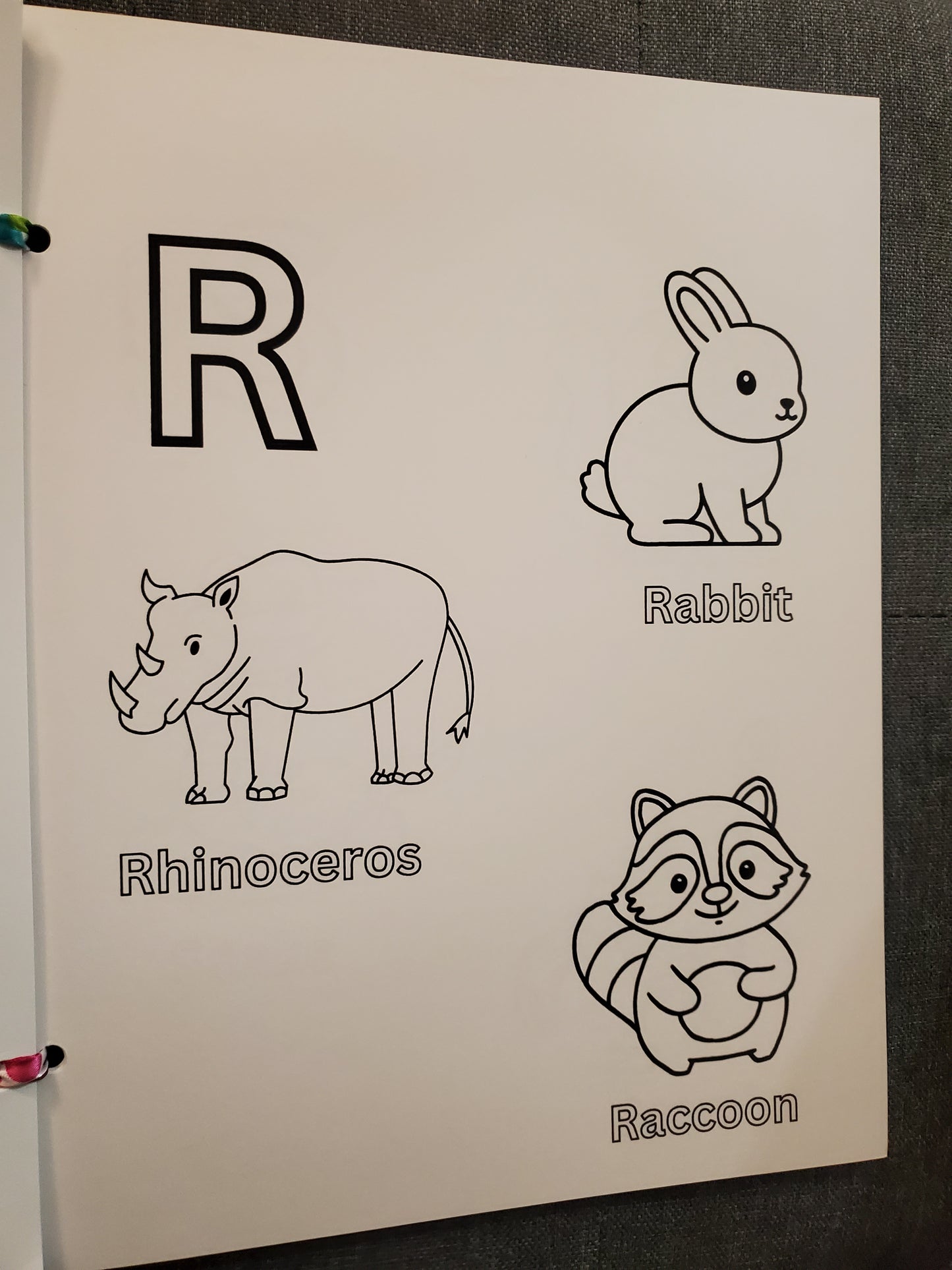 Children's Alphabet Coloring Book