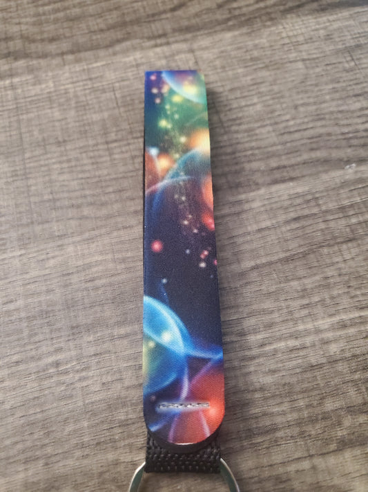 Deep Space Nebula Fabric Wristlet
