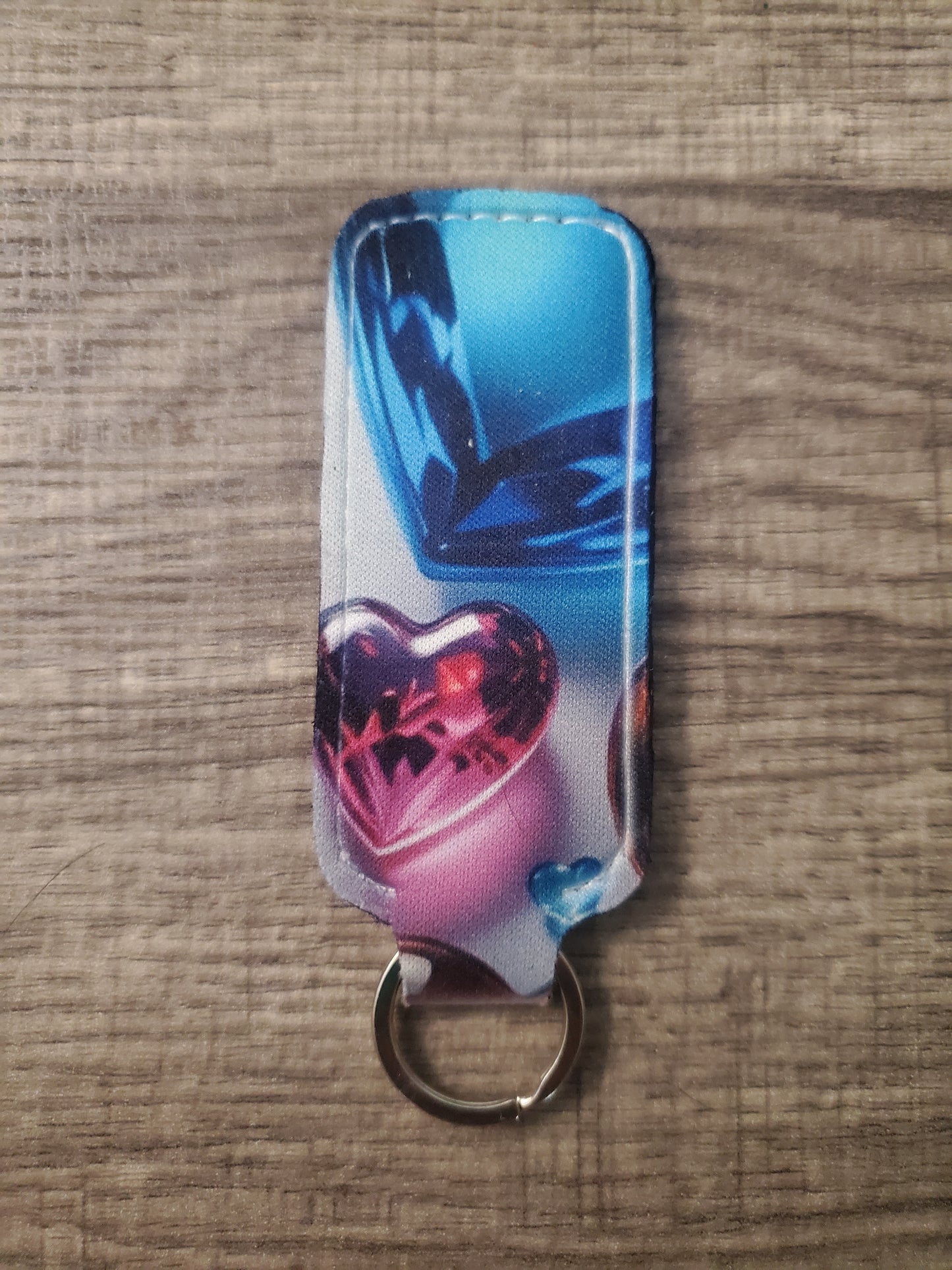 Crystal Heart Chapstick Holder