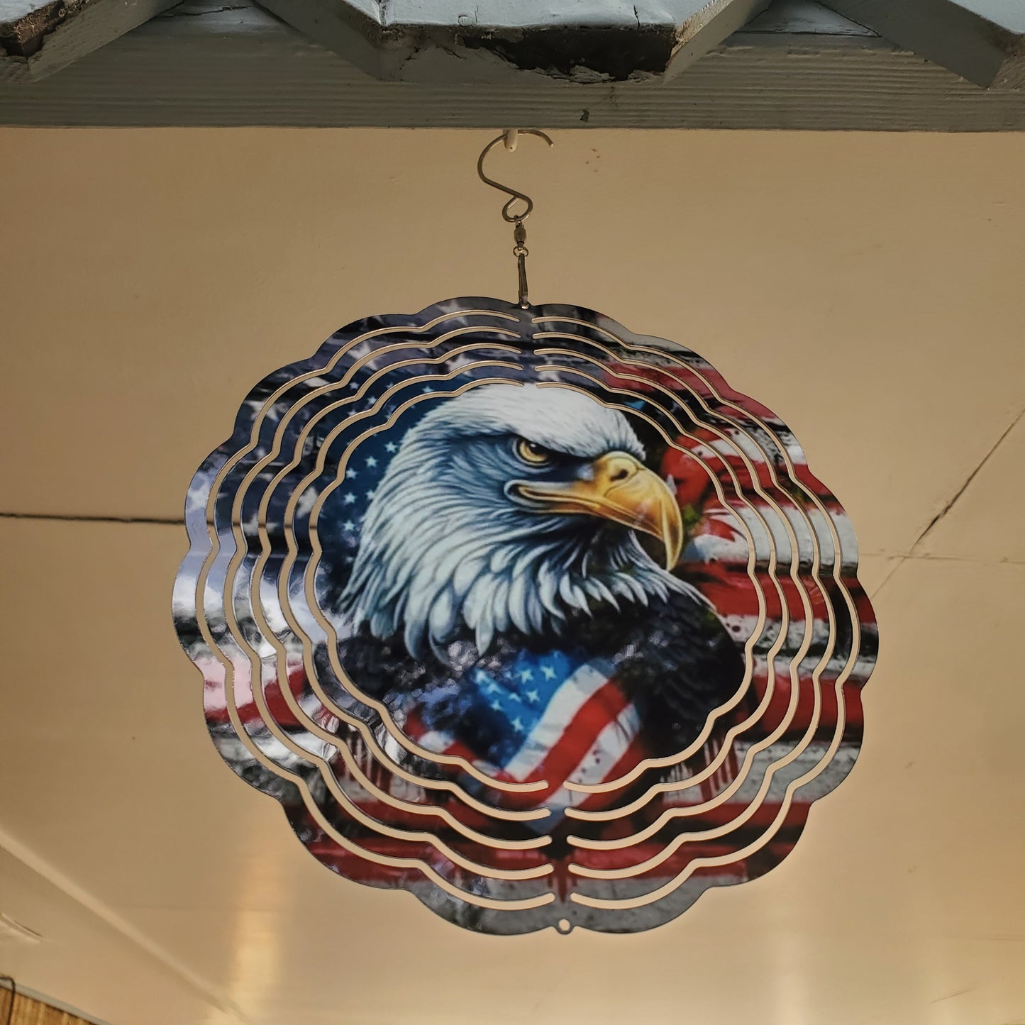 Patriotic Eagle Garden Decor