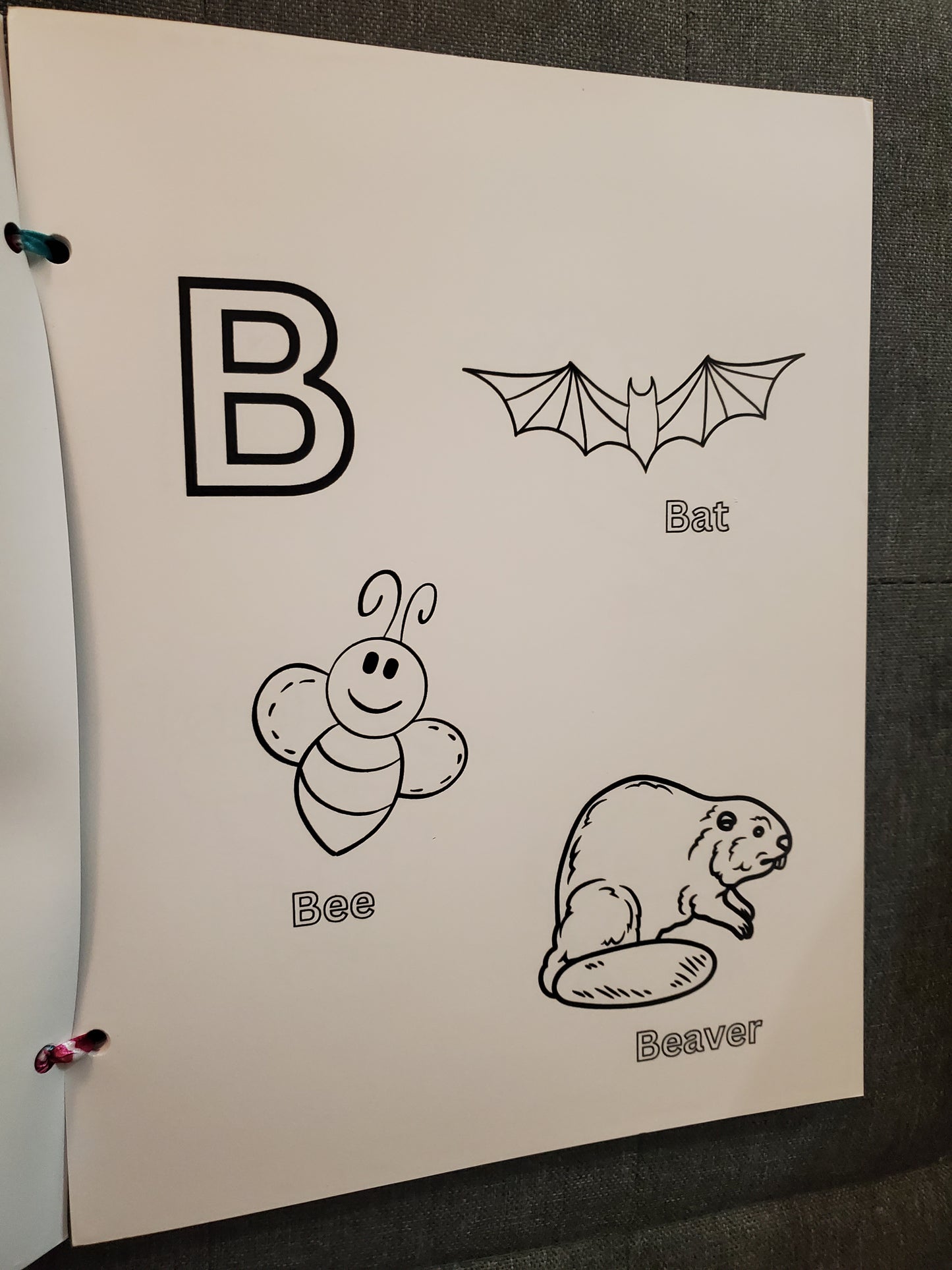 Children's Alphabet Coloring Book