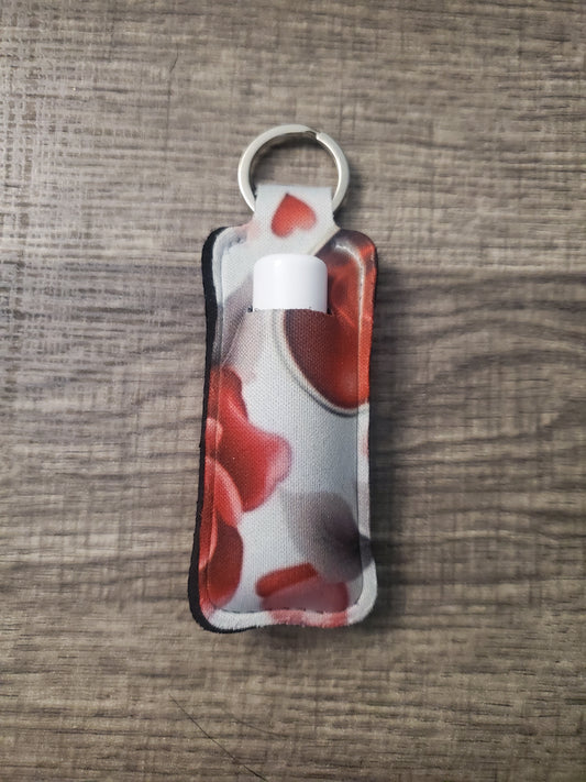 Hearts and Roses Chapstick Holder