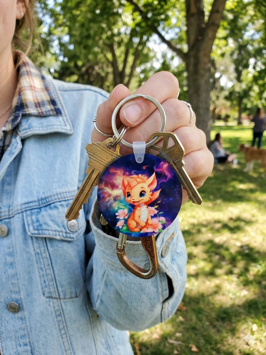 Cute Baby Dragon Keychain