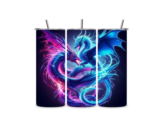 Neon Dragon 200z Tumbler