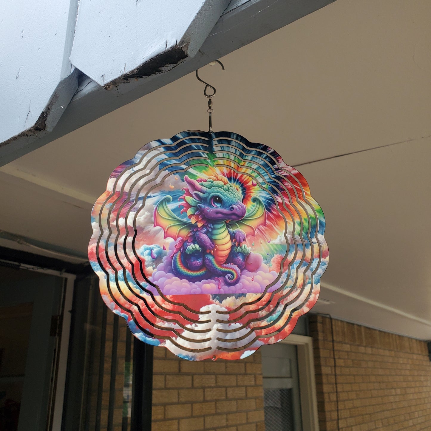 Whimsical Dragon Wind Spinner