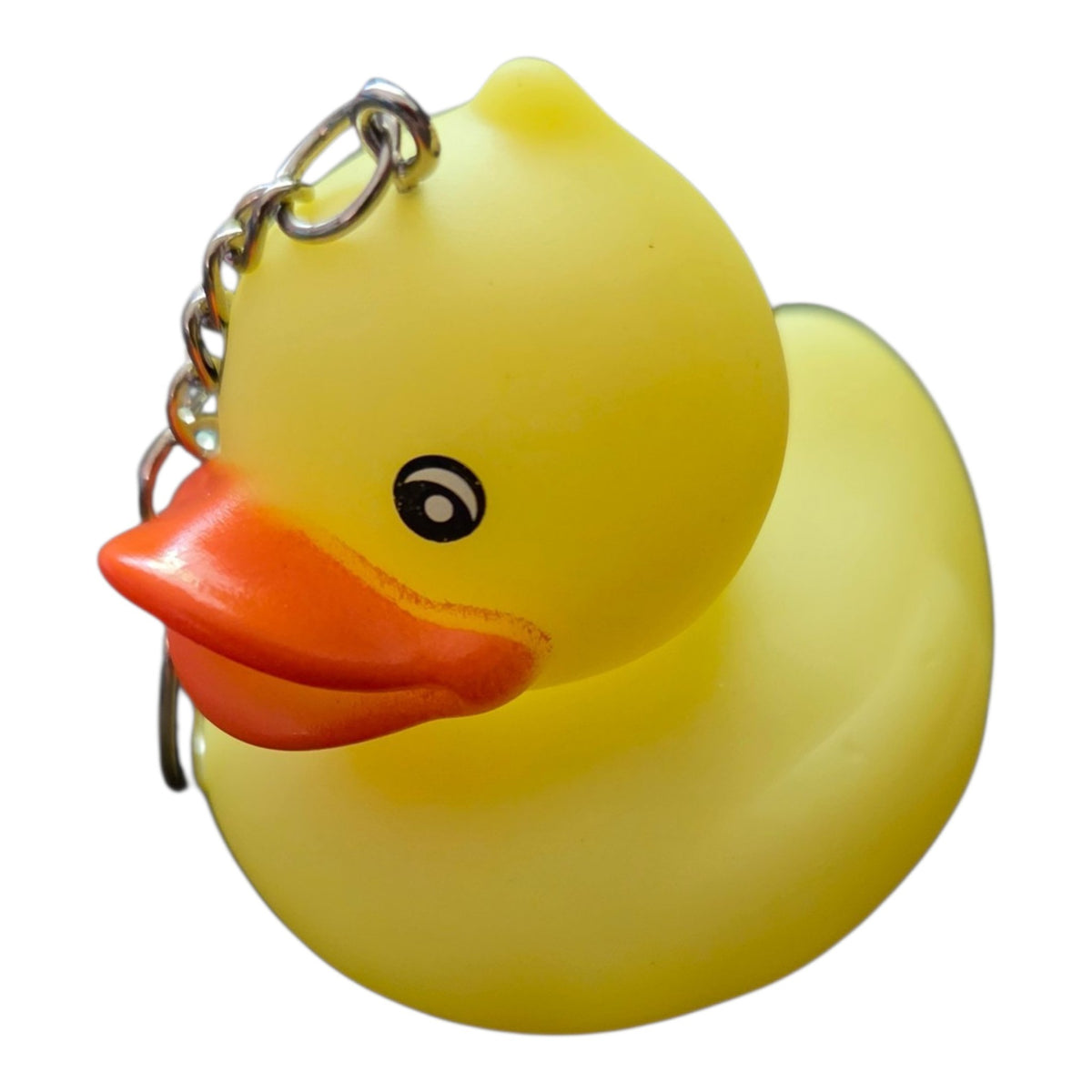 Classic Yellow Rubber Duck Keychain